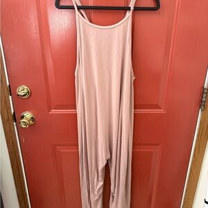 Wilfred Blush Pink Sleeveless Wide-Leg Jumpsuit
